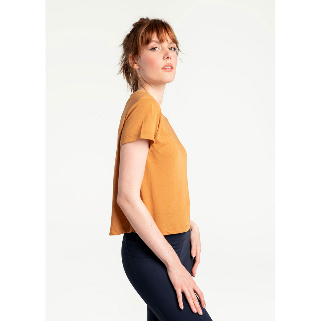 Camiseta Mujer Everyday Short Sleeve Lole Naranja 4