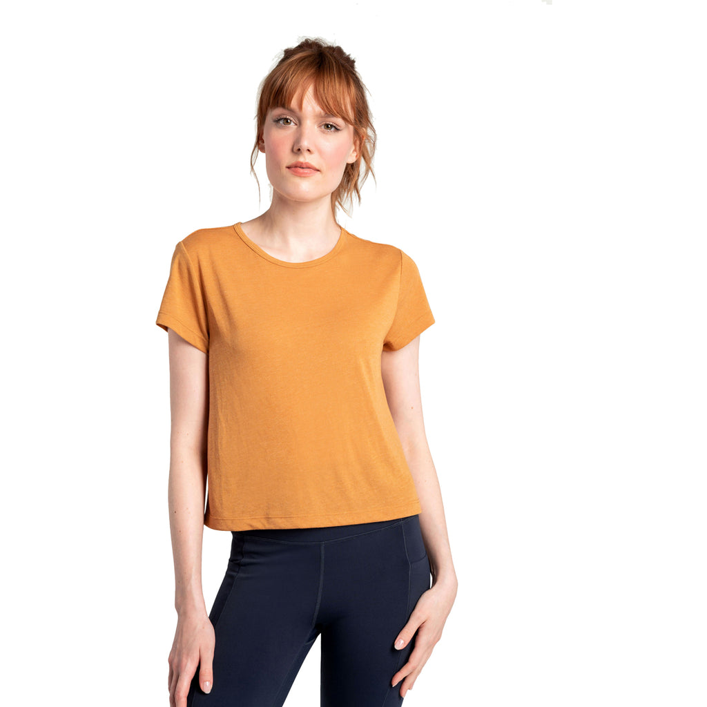 Camiseta Mujer Everyday Short Sleeve Lole Naranja 1