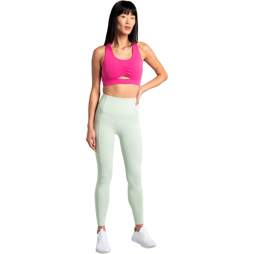 Malla Mujer Step Up Ankle Leggings Lole Verde 1