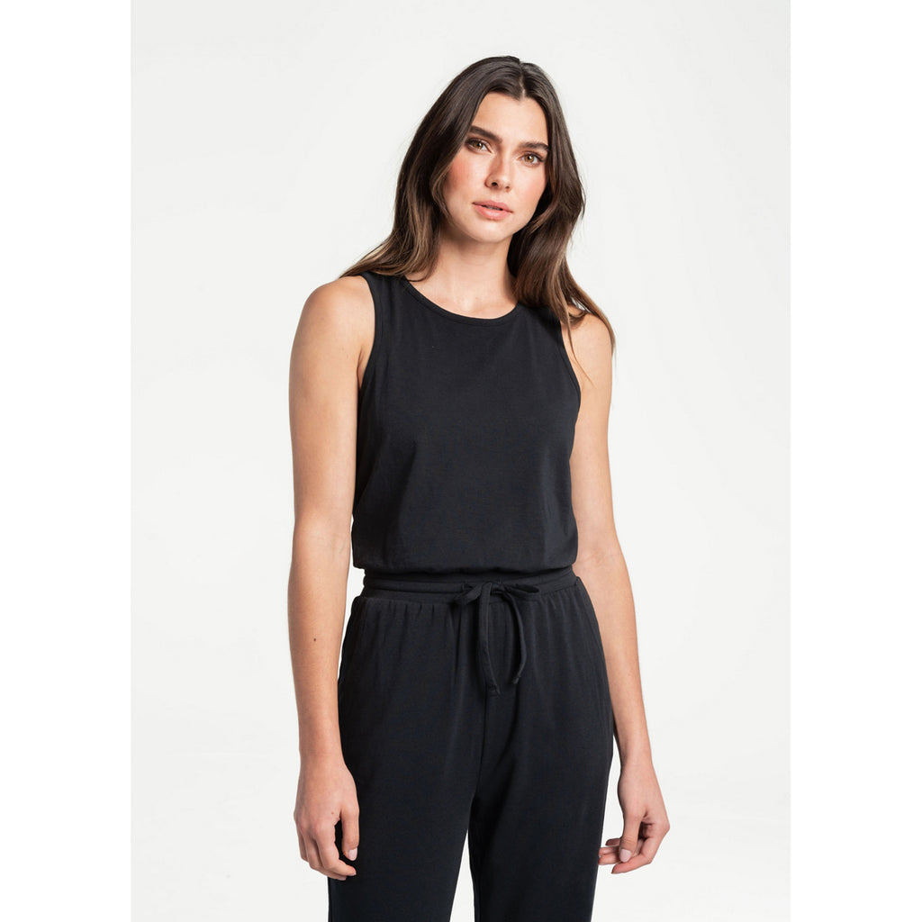 Malla Mujer Effortless Cotton Jumpsuit Lole Negro 8