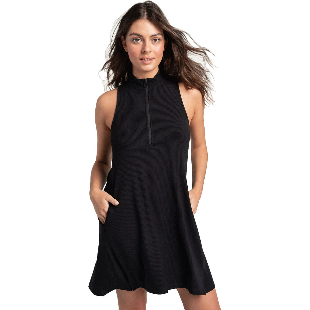 Vestido Mujer Traverse Swing Dress Lole Negro 1