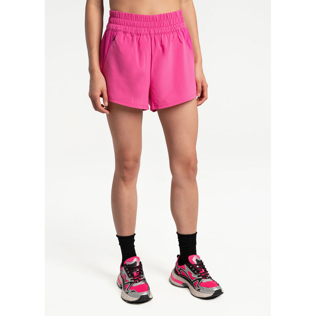 Pantalón Corto Mujer Running Short Lole Rosa 2