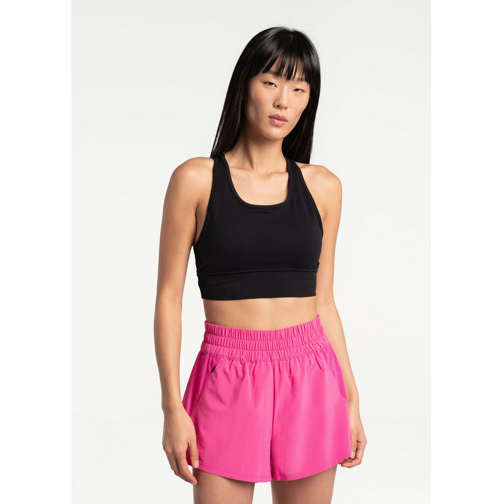 Pantalón Corto Mujer Running Short Lole Rosa 5