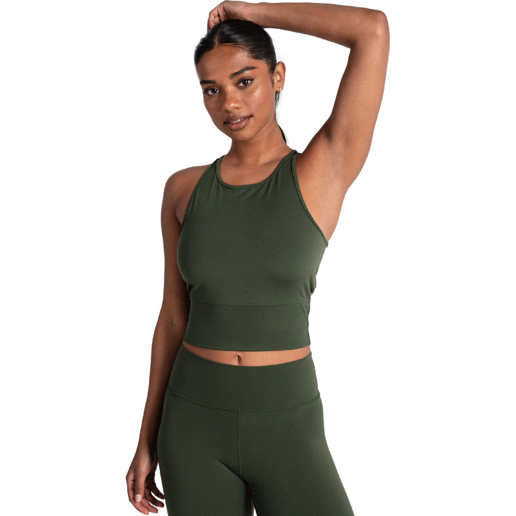 Camiseta De Tirantes Mujer Comfort Stretch Tank Top Lole Verde 1