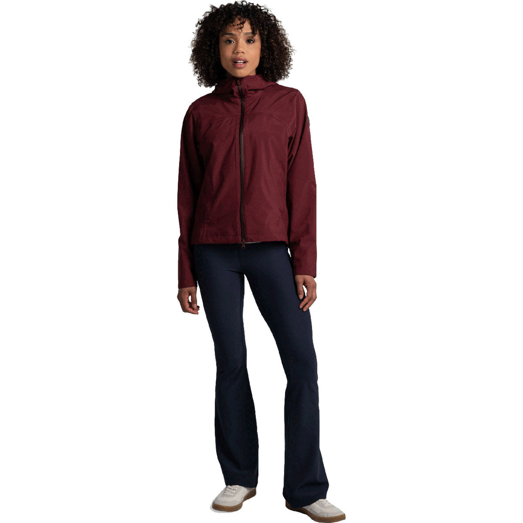 Chaqueta Mujer Element Rain Jacket Lole Rojo 4