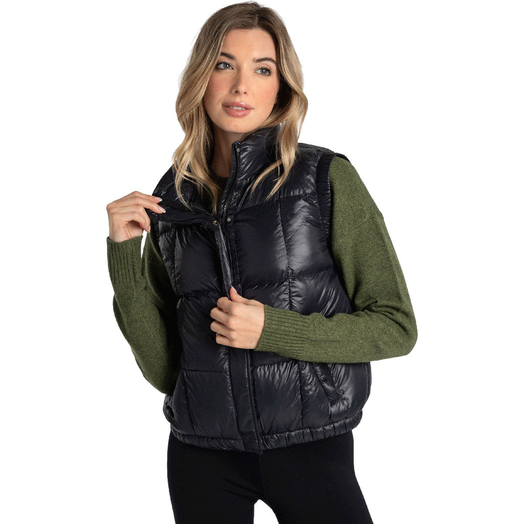 Chaleco Mujer Rose Synth Down Vest Lole Negro 1