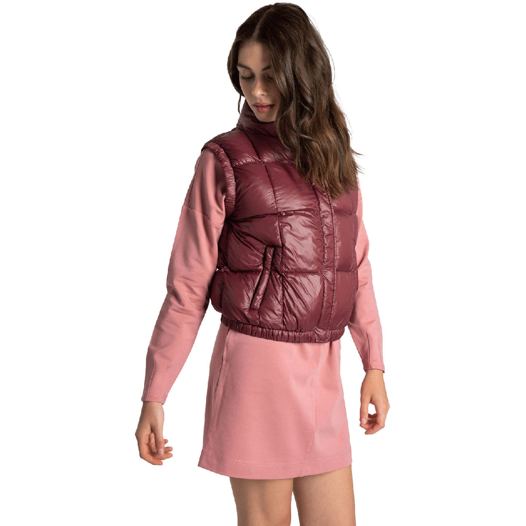 Chaleco Mujer Rose Synth Down Vest Lole Rojo 5