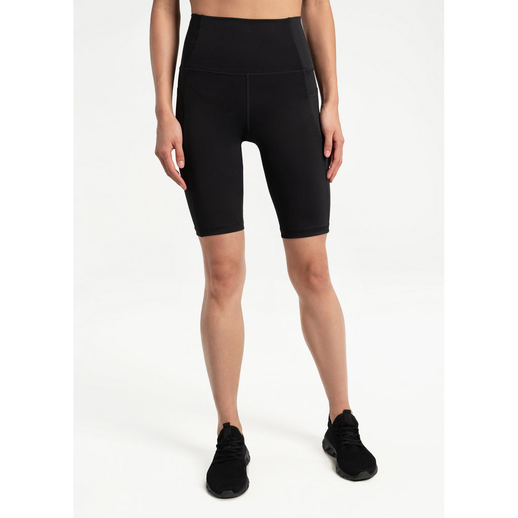 Pantalón Corto Mujer Step Up Biker Shorts Lole Negro 2