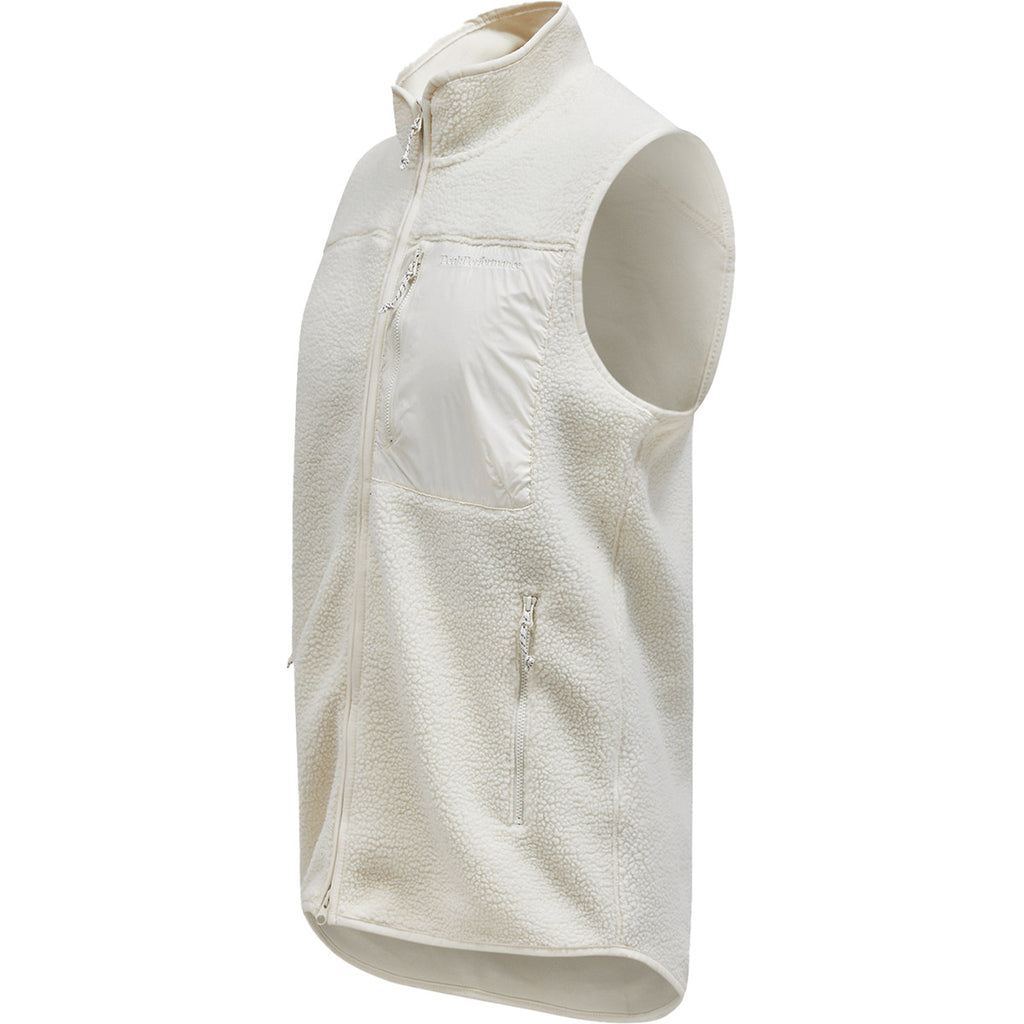 Chaleco Hombre M Pile Vest Peak Performance Blanco 3