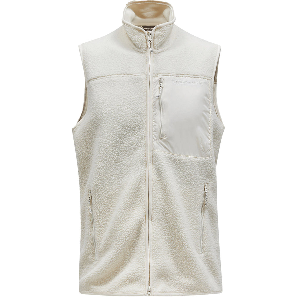 Chaleco Hombre M Pile Vest Peak Performance Blanco 1