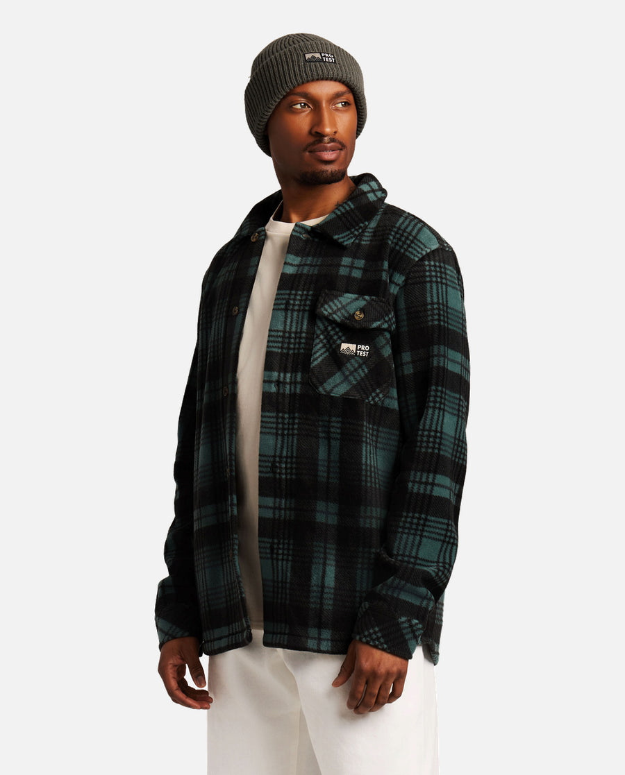 Camisa Hombre M Jacob Outdoor Shirt Verde