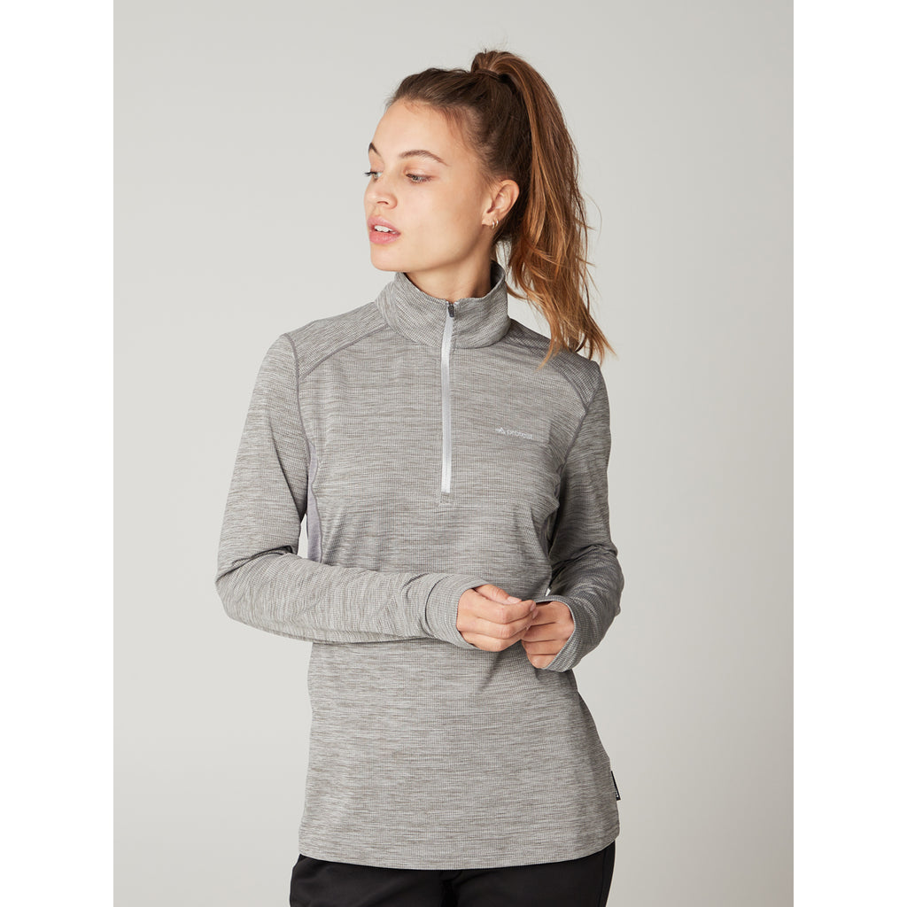 Polar Mujer Prtsenna 1/4 Zip Top Protest Gris 3