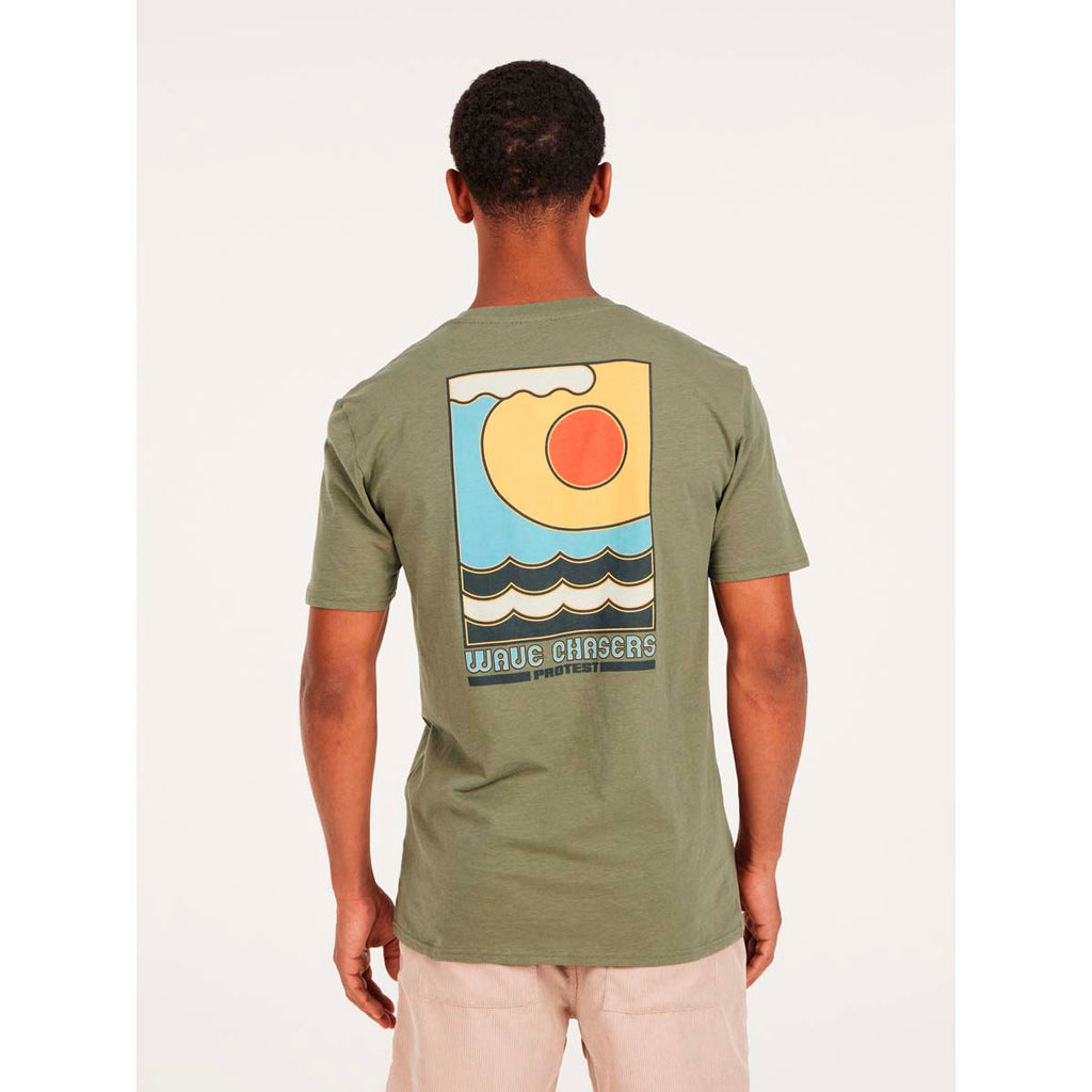 Camiseta Hombre Prtrudge T-Shirt Protest Verde 4