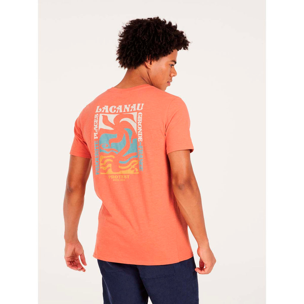 Camiseta Hombre Prtrocha T-Shirt Protest Naranja 4