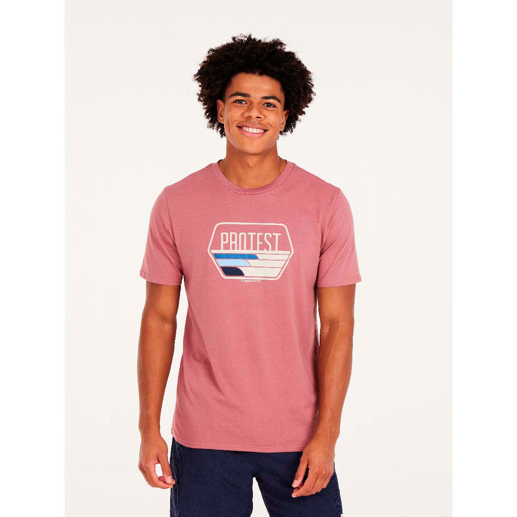 Camiseta Hombre Prtstan T-Shirt Protest Rosa 3