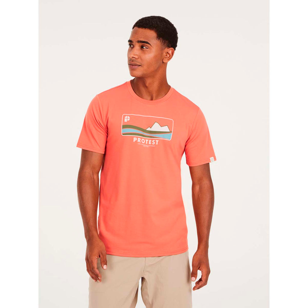 Camiseta Hombre Prtamago T-Shirt Protest Naranja 3