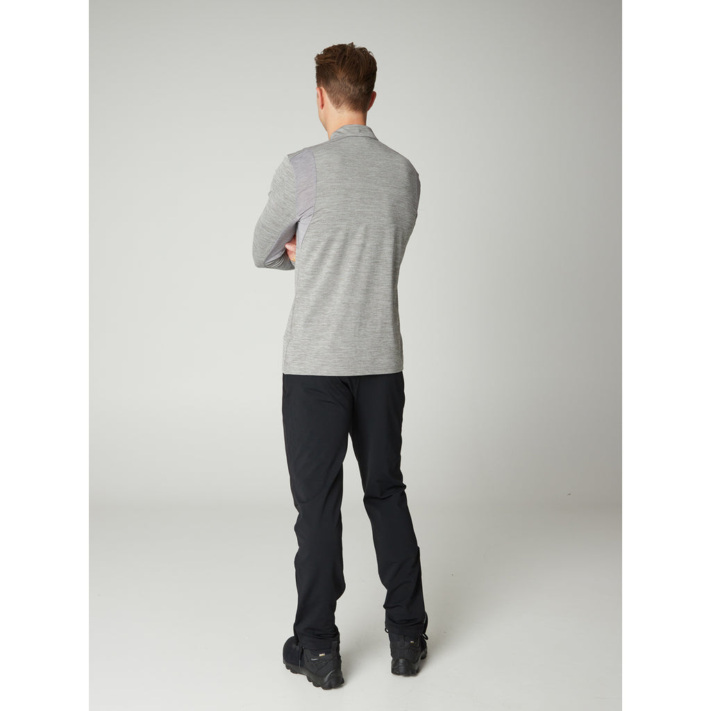 Polar Hombre Prtstrayed 1/4 Zip Top Protest Gris 6