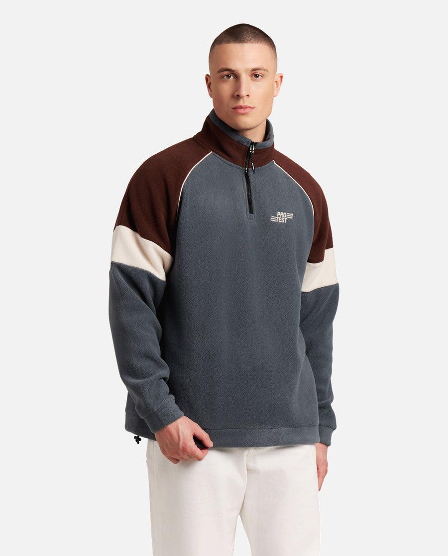 Sudadera Hombre M Elmar Outdoor 1/4 Zip Top Gris
