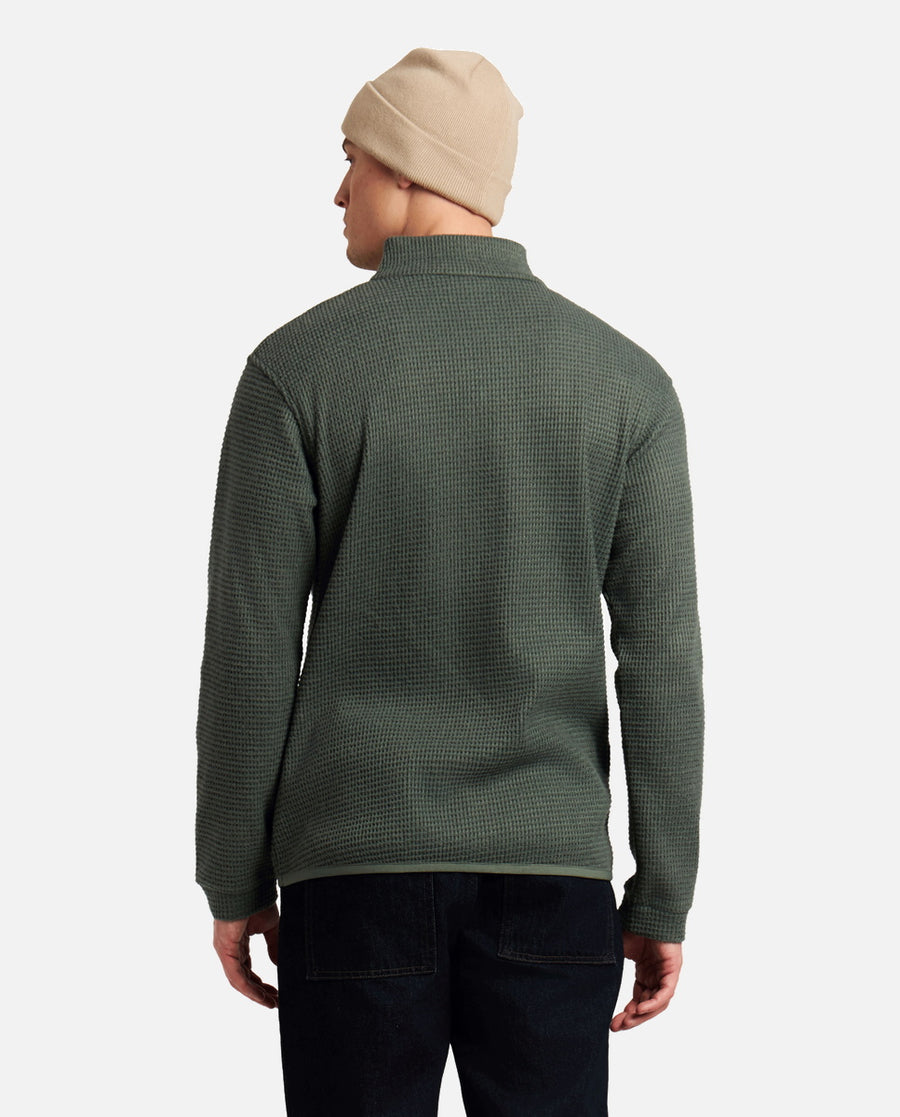 Sudadera Hombre M Alive Outdoor 1/4 Zip Top Verde