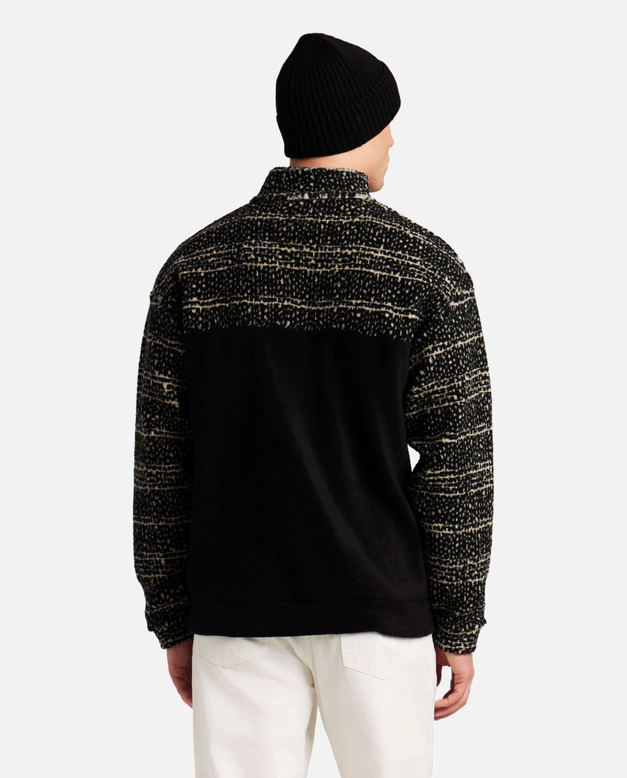 Sudadera Hombre M Public Outdoor 1/4 Zip Top Negro