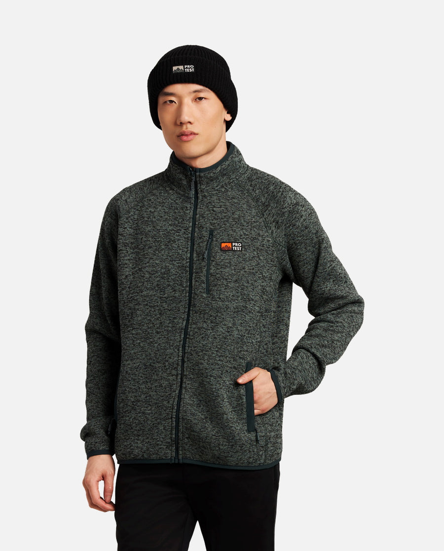 Sudadera Hombre M Mano Outdoor Full Zip Top Verde