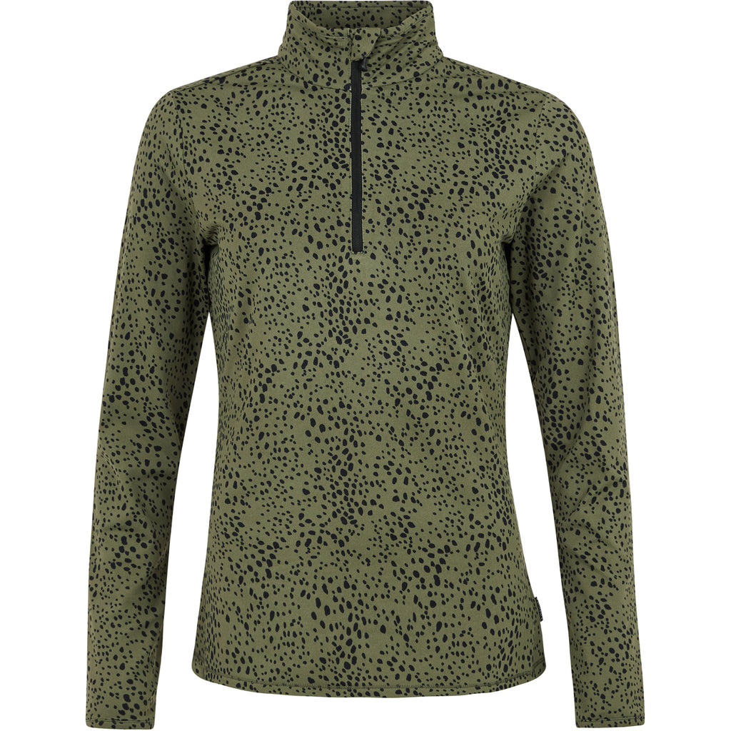 Polar Mujer Prtgrenada 1/4 Zip Top Protest Verde 1