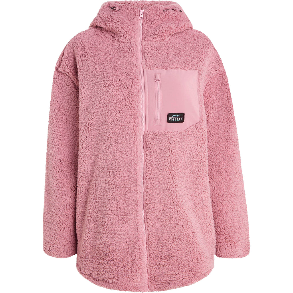 Sudadera Mujer Prtsago Full Zip Top Protest Rosa 1