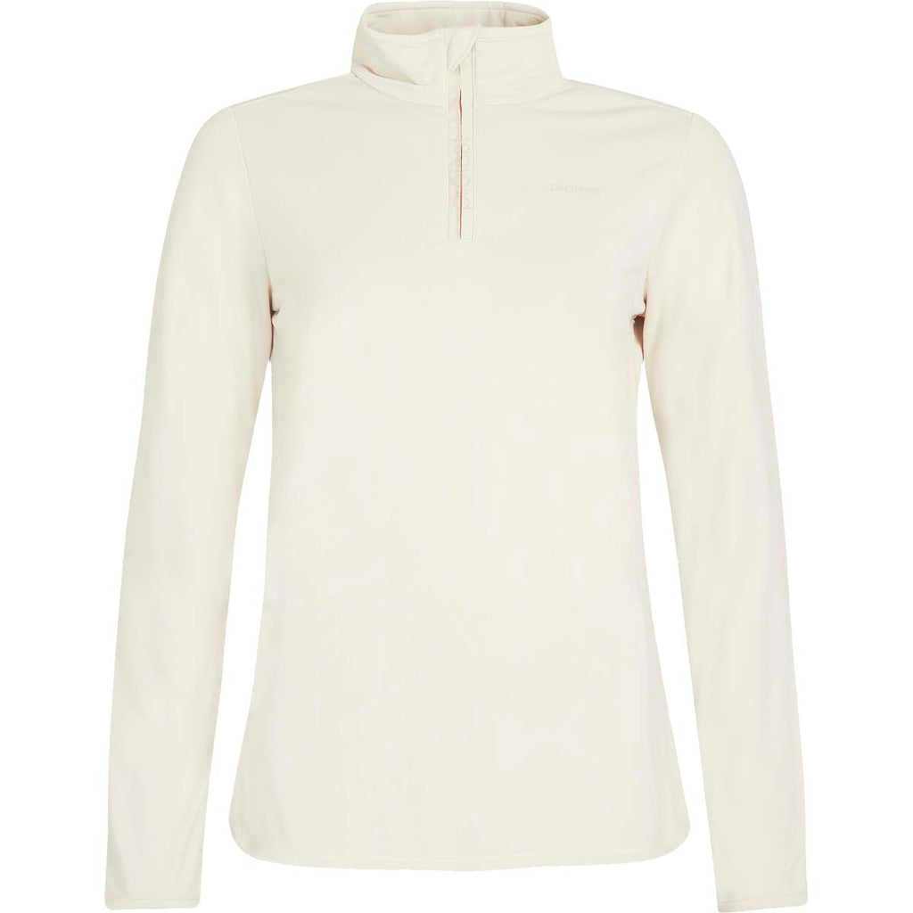 Polar Mujer Fabriz 1/4 Zip Top Protest Blanco 1