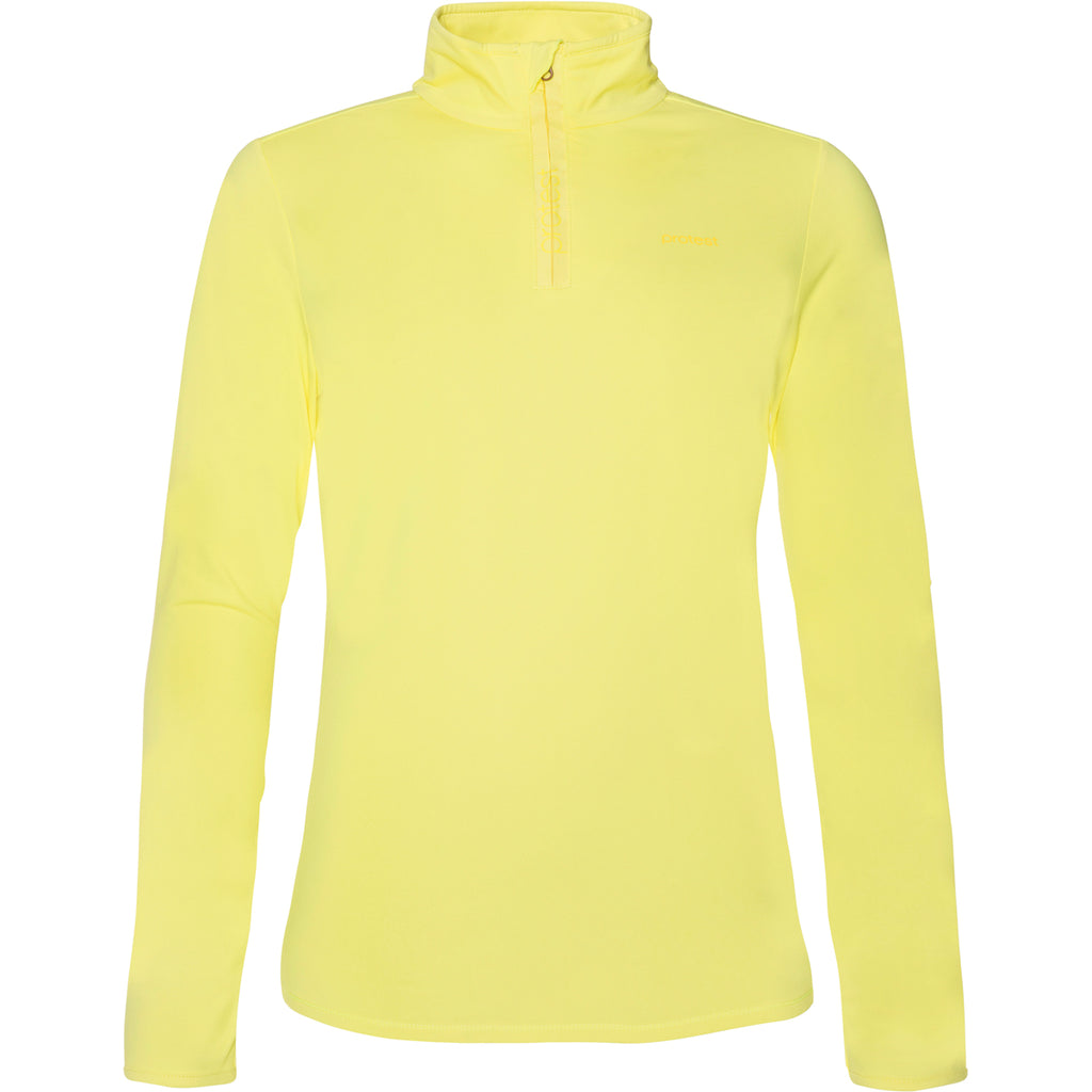 Polar Mujer Fabriz 1/4 Zip Top Protest Amarillo 1