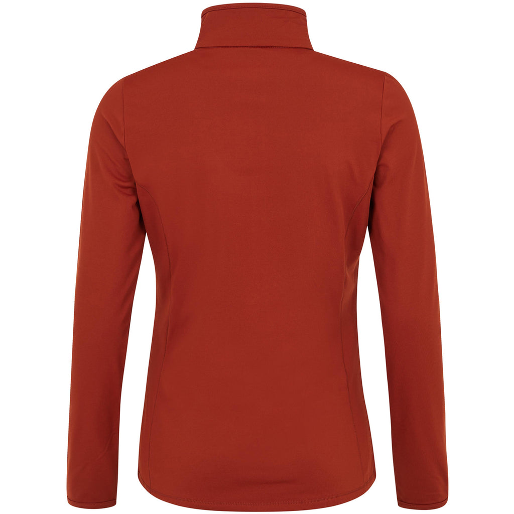 Polar Mujer Fabriz 1/4 Zip Top Protest Rojo 2