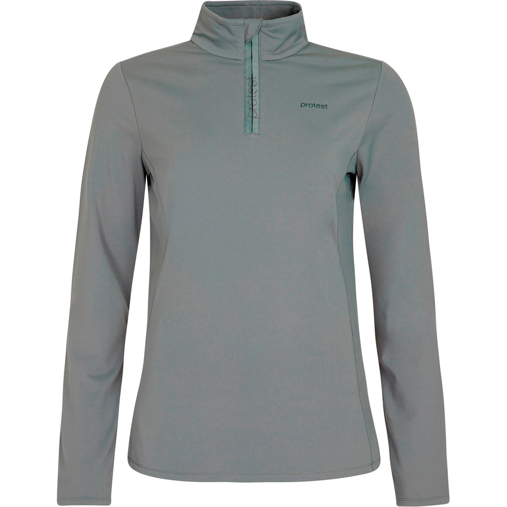 Polar Mujer Fabriz 1/4 Zip Top Protest Verde 1