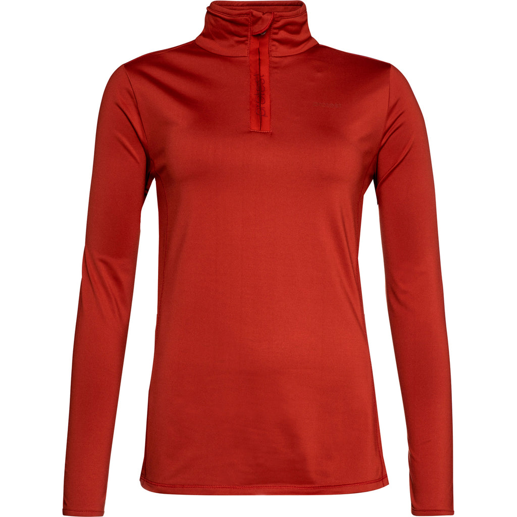 Polar Mujer Fabriz 1/4 Zip Top Protest Rojo 1