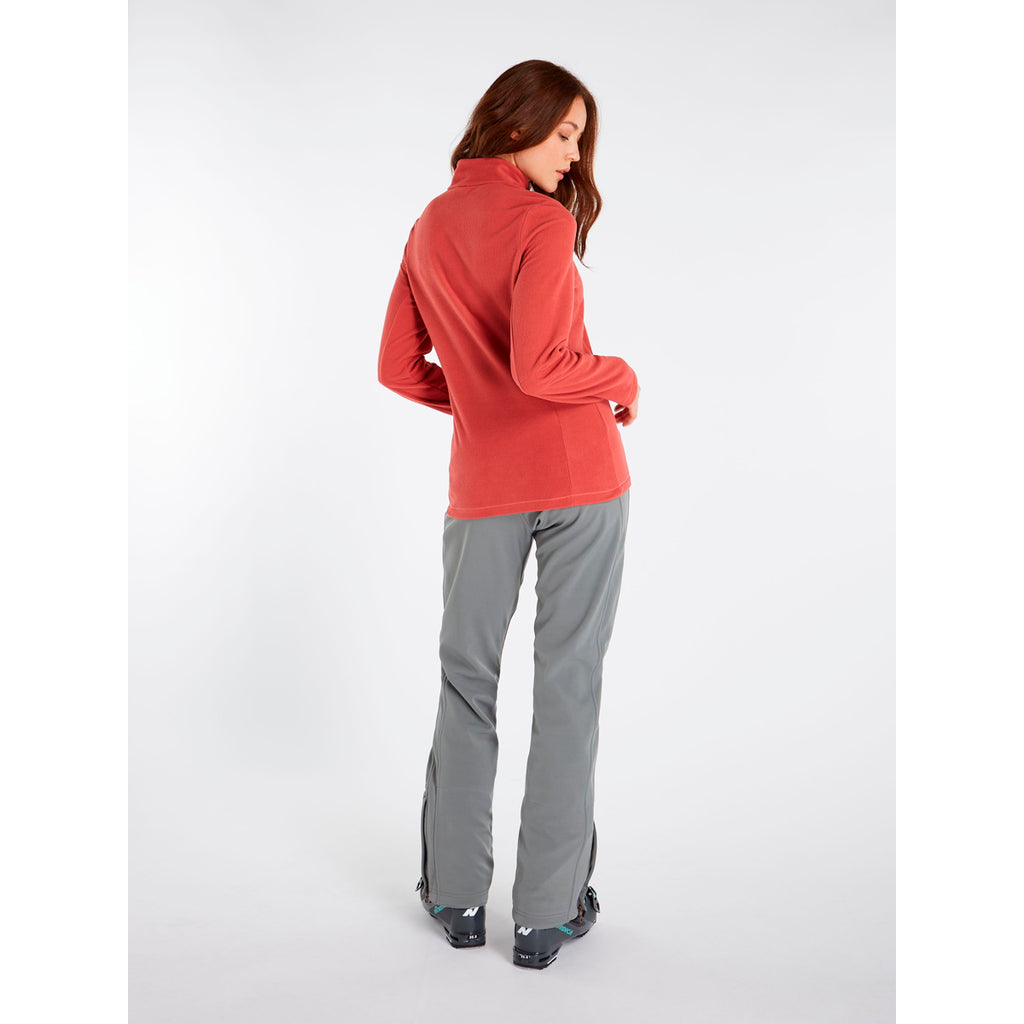 Polar Mujer Mutez 1/4 Zip Top Protest Rojo 5