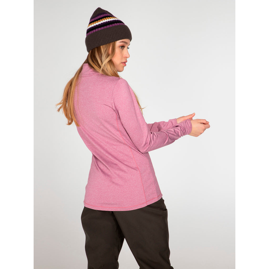 Polar Mujer Fabrizm 1/4 Zip Top Protest Rosa 4