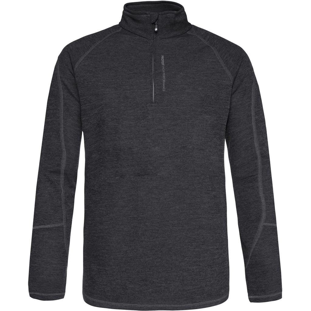 Polar Hombre Prtlouisiana 1/4 Zip Top Protest Negro 1