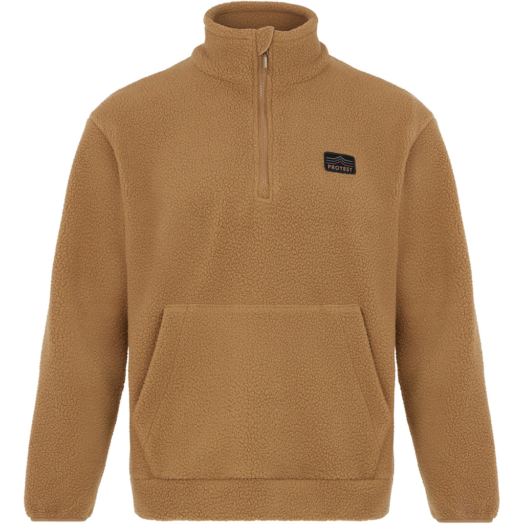 Polar Hombre Prtporis 1/4 Zip Top Protest Marrón 1