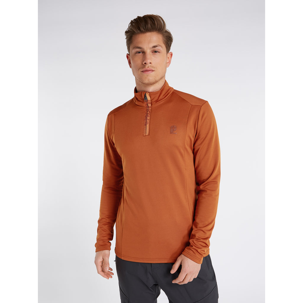 Polar Hombre Will 1/4 Zip Top Protest Naranja 3