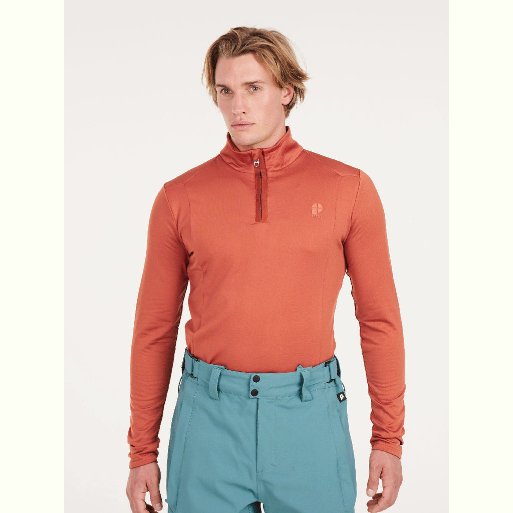 Polar Hombre Will 1/4 Zip Top Protest Naranja 3