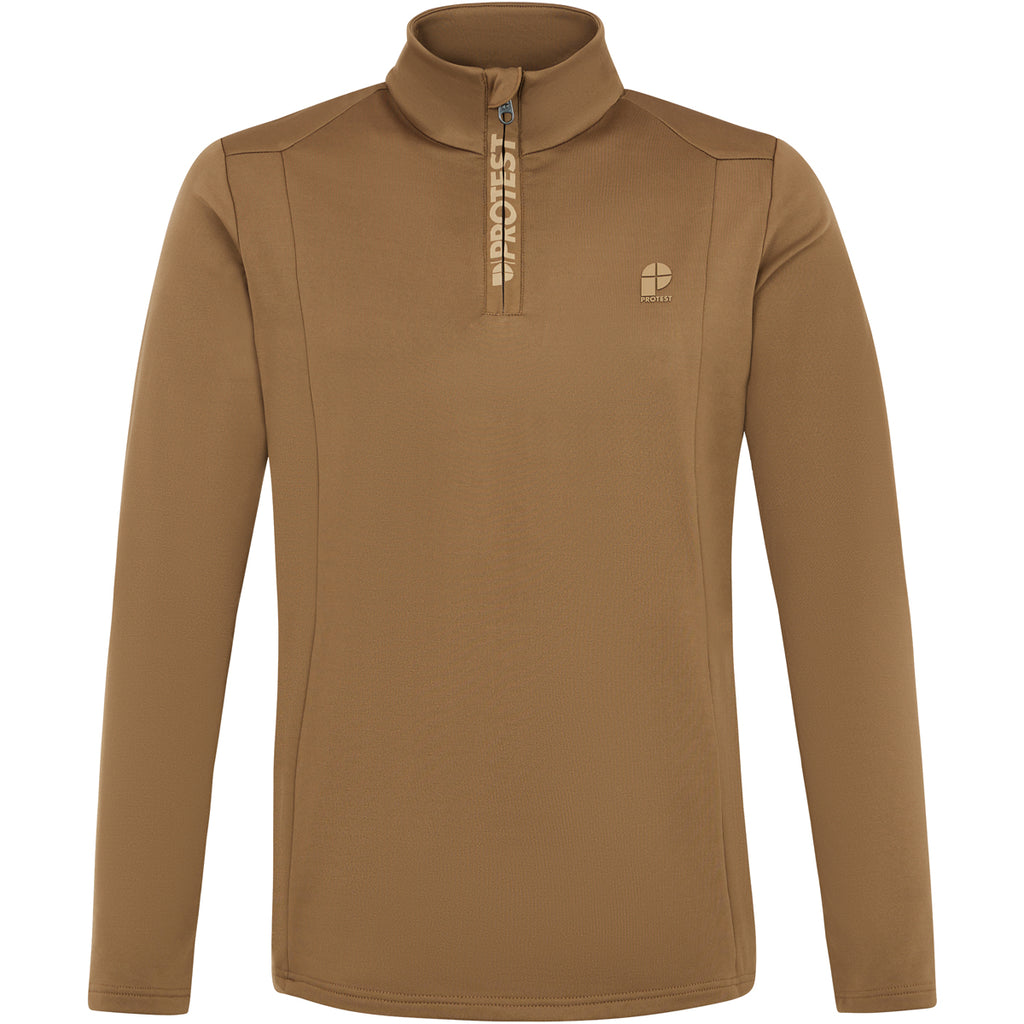 Polar Hombre Will 1/4 Zip Top Protest Marrón 1