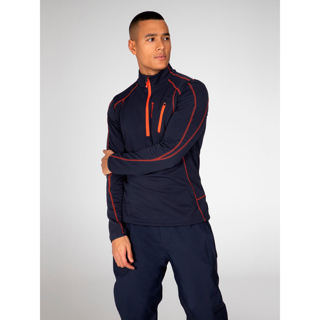 Polar Hombre Humans 1/4 Zip Top Protest Azul 3