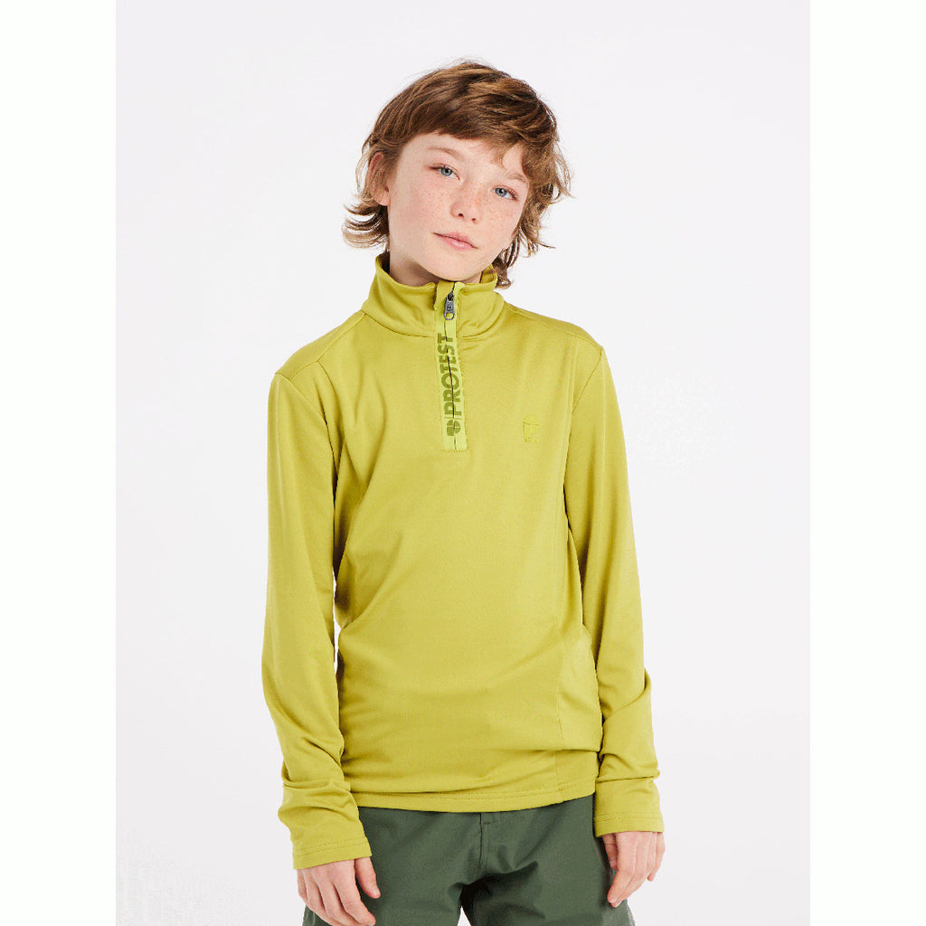 Polar Niños Willowy Jr 1/4 Zip Top Protest Verde 3