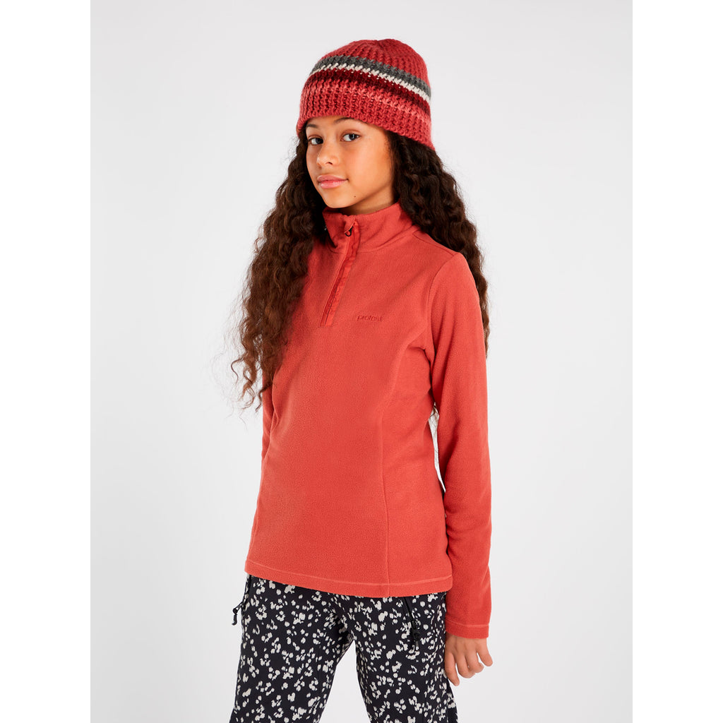 Polar  Mutey Jr 1/4 Zip Top Protest Rojo 3