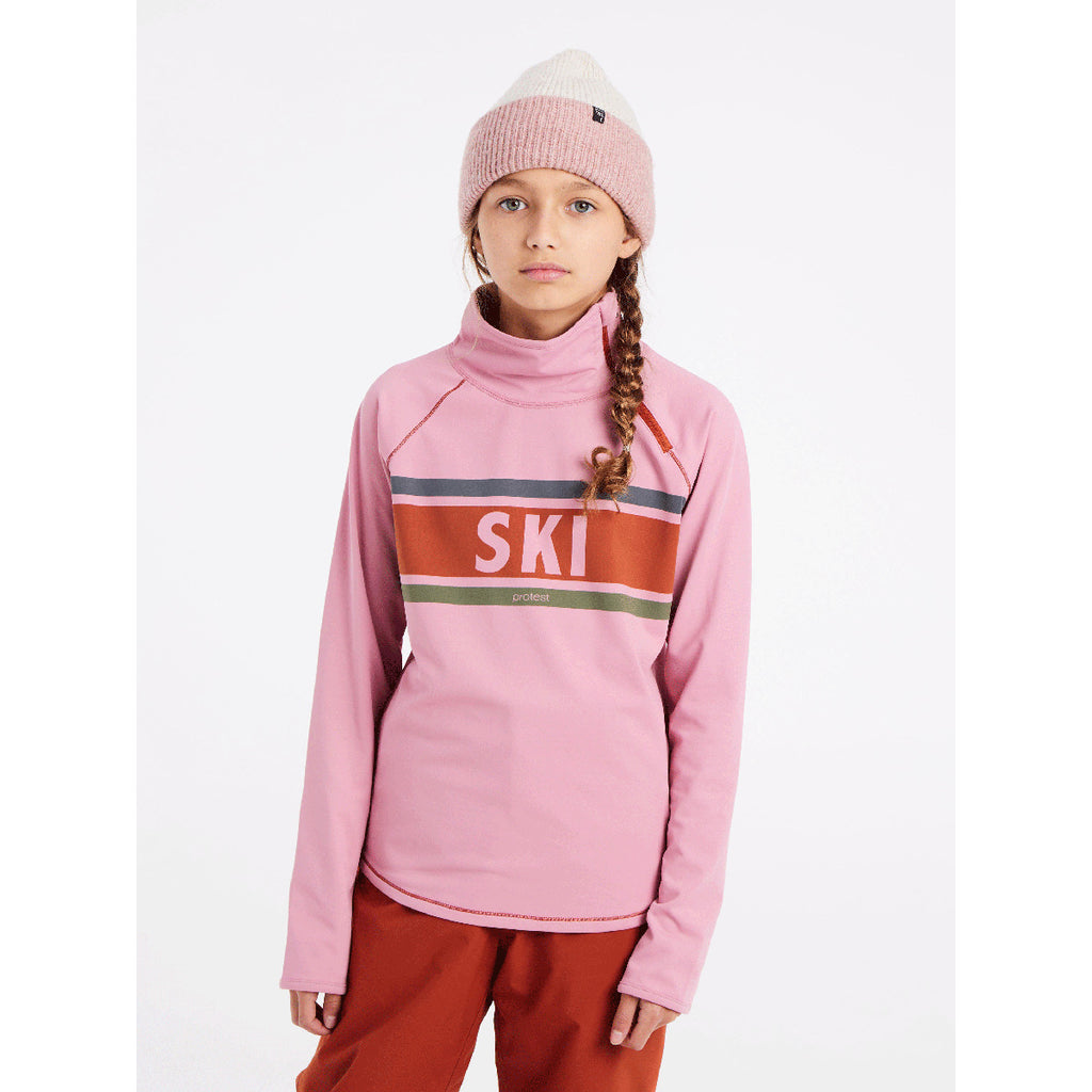 Polar  Prtrieda Jr 1/4 Zip Top Protest Rosa 3