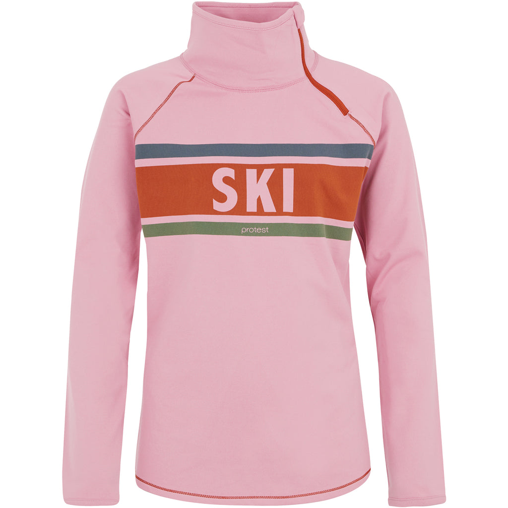 Polar  Prtrieda Jr 1/4 Zip Top Protest Rosa 1