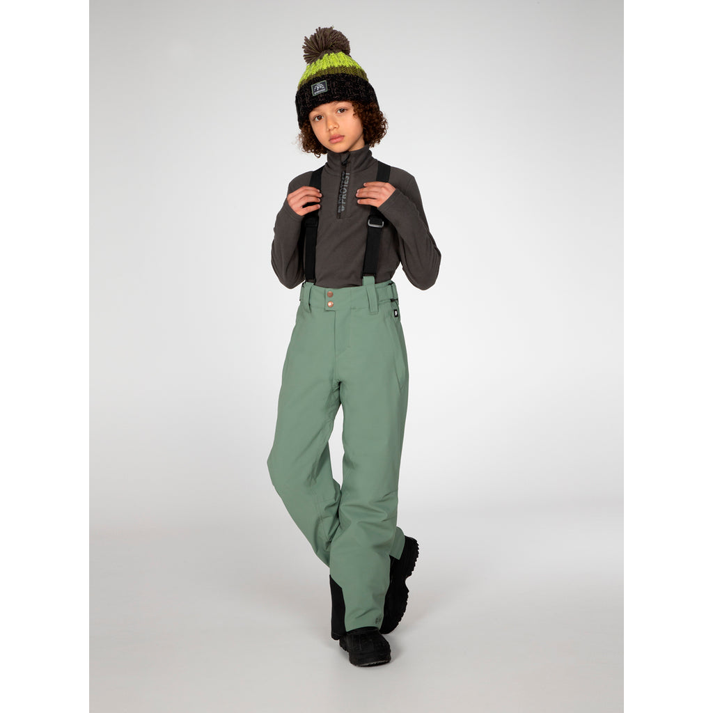 Pantalón Niños Bork Jr Snowpants Protest Verde 5