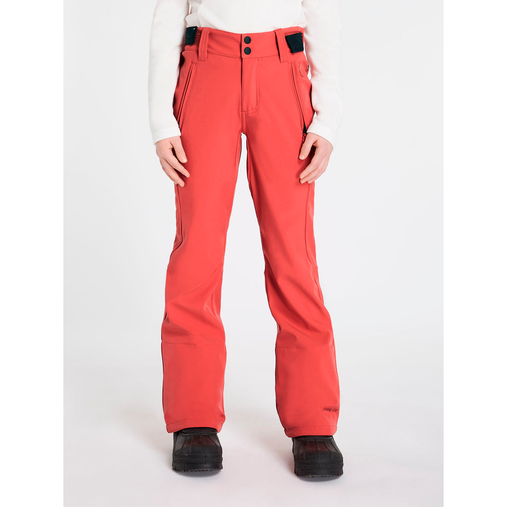 Pantalón  Lole Jr Softshell Snowpants Protest Rojo 3