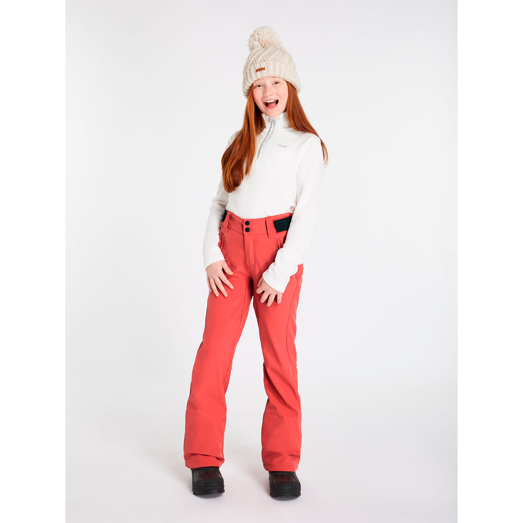 Pantalón  Lole Jr Softshell Snowpants Protest Rojo 4