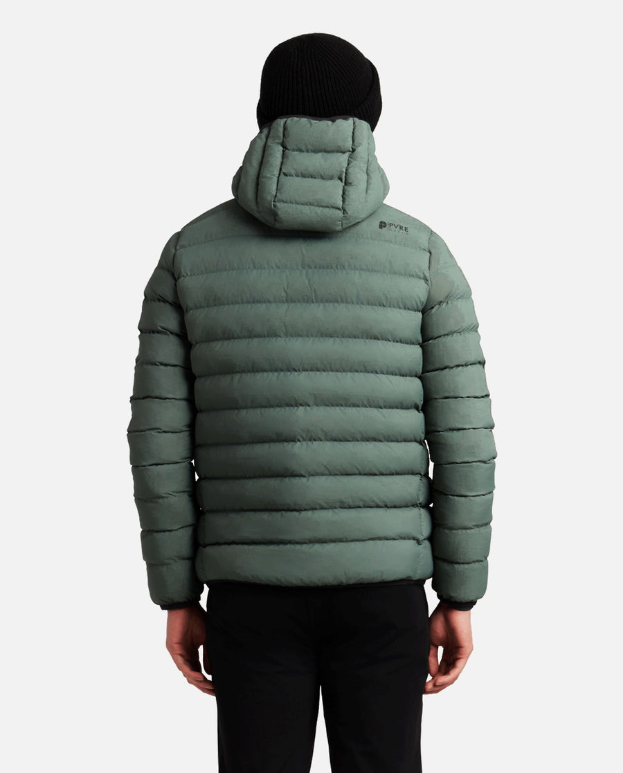 Chaqueta Hombre M Basso Outdoor Pufferjacket Verde