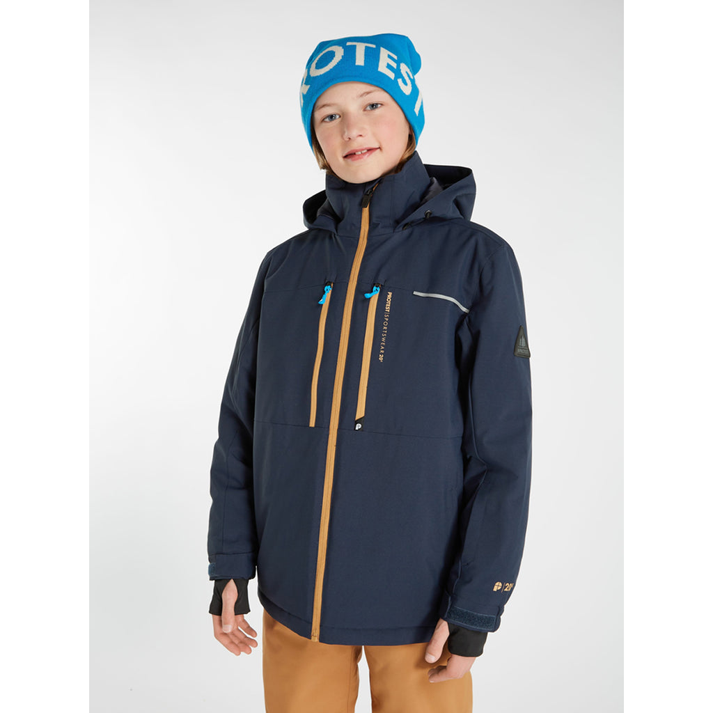 Chaqueta Niños Prtflynnt Jr Snowjacket Protest Azul 5