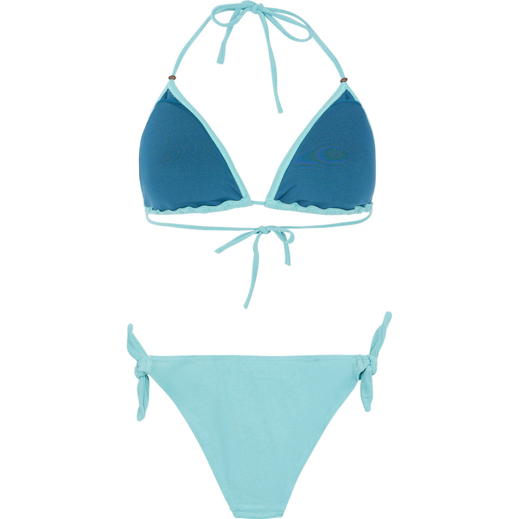 Bikini Mujer Prttwisty Triangle Bikini Protest Azul 2